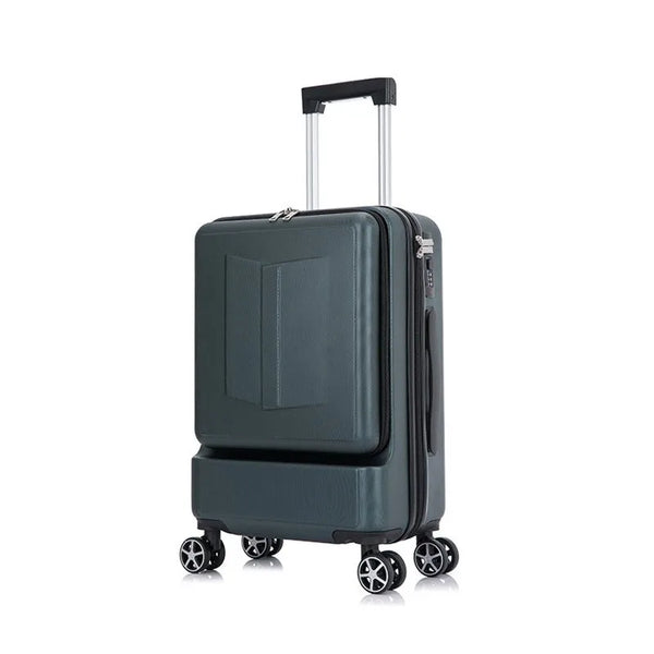 24 Inch Rolling Luggage with Front Pocket