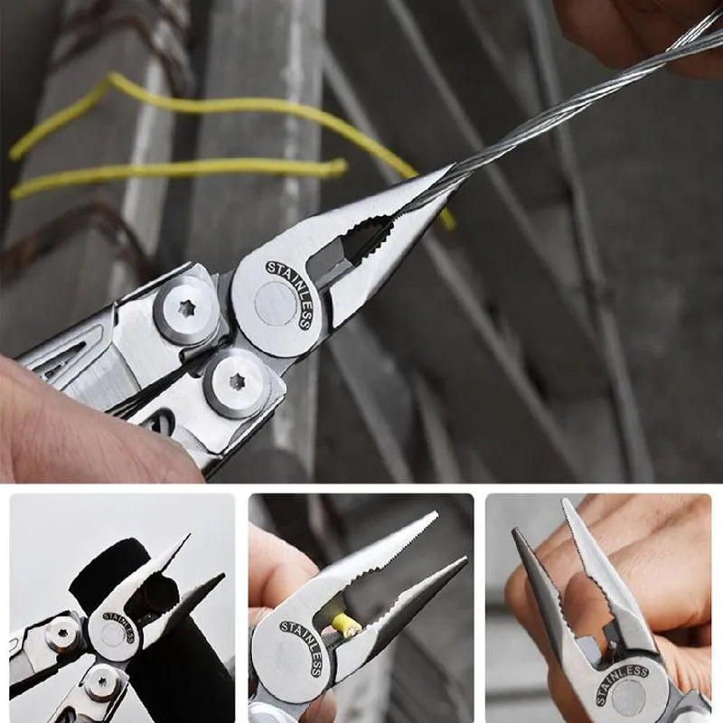 Multifunctional 7CR17MOV Folding Knife